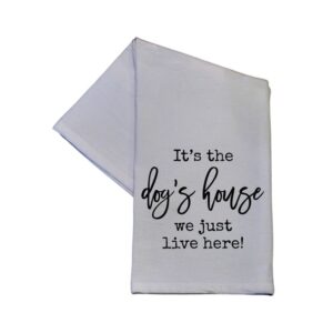 Made in the USA, 100% Cotton, Tea Towel, Kitchen Towel, Dish Towel, Pets, Dogs
