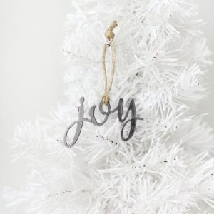 Made in the USA, Christmas Ornament, Joy, Steel