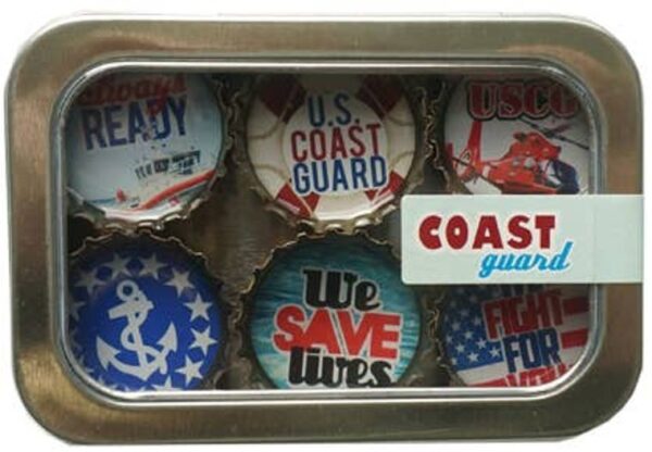 Made in the USA, Recycled materials, Magnets, Coast Guard, Military